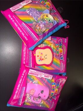 Taba jelly set of 3- Pink Assorted Cute Shapes